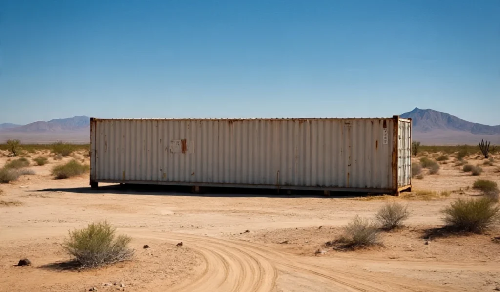 Renting Storage Containers in Simi Valley - The Smart Choice for Businesses 1 White container storage unit